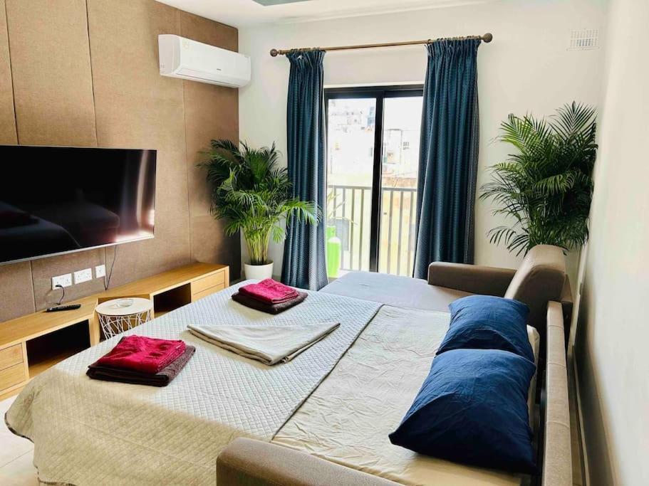 Cosy Home Close To The Sea, King-Size Bed San Pawl il-Baħar Zewnętrze zdjęcie